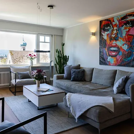 Neu! Bodenseeblick Mit Seeblick, Sauna Und Eigener Terrasse Apartamento